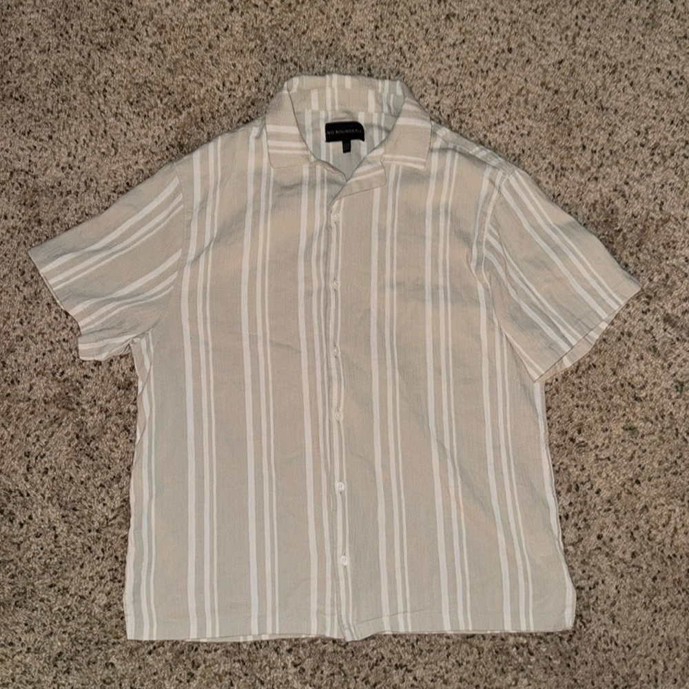 Linen Short Sleeve Button Up